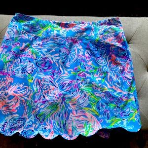 Lily Pulitzer scalloped skort
